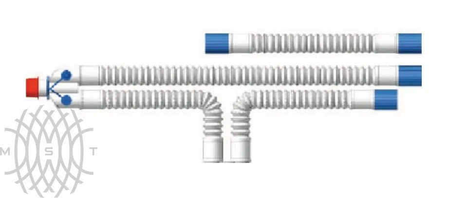 Контур дыхательный анестезиологический с влагосборником 3402H